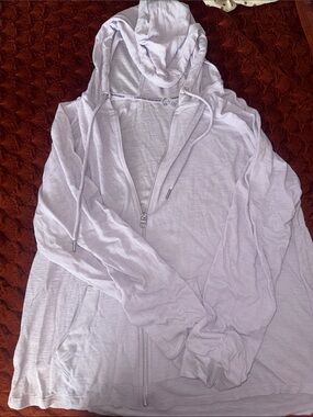 Calvin Klein Performance Light Lavender Zip Hoodie